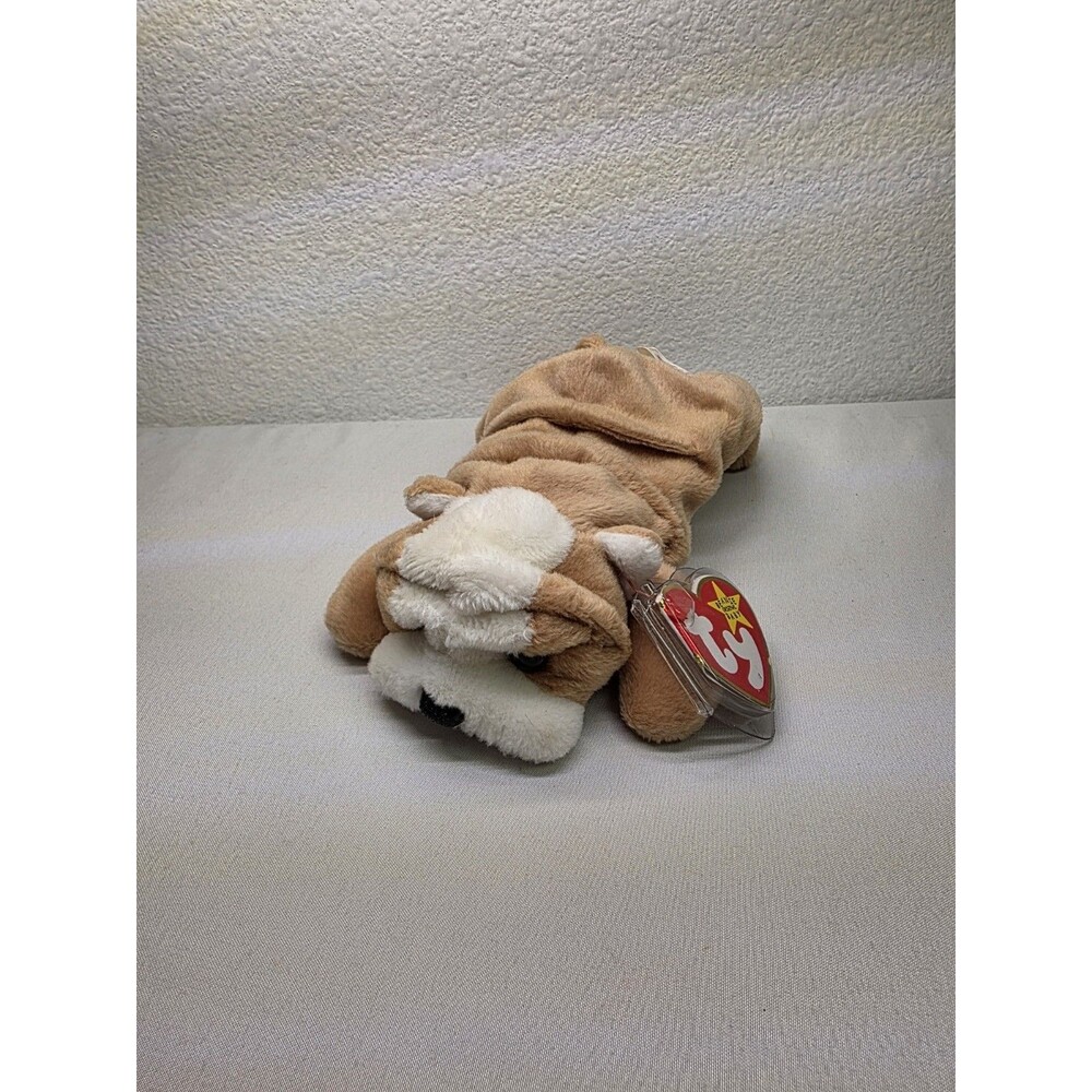 TY BEANIE BABY WRINKLES 1996 PLUSH TOY BULLDOG stuffed animal kids vintage